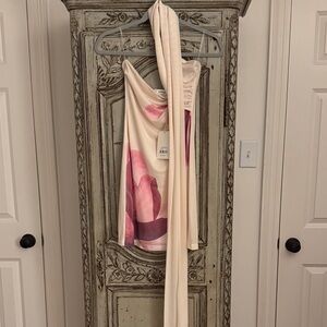 Peppermayo Cream and Pink Mini Dress